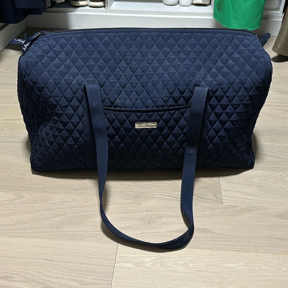 **SOLD**Vera Bradley duffel bag with matching toiletry case